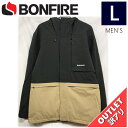 【69%OFF/OUTLET】 BONFIRE VECTOR INSULATED JKT カラー:BLACK Lサイズ メンズ スノーボード スキー ジャケット...