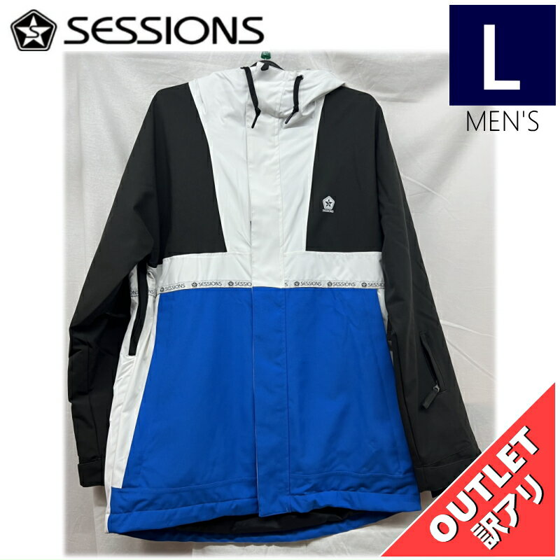 ▲ラスト1点 【65%OFF/OUTLET】 SESSIONS SCOUT JKT カラー:WHITE Lサイズ メンズ スノーボード スキー ウェア ジャケッ...