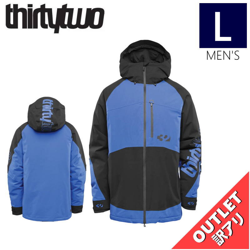 【アウトレット】24-25 THIRTYTWO LASHED INSULATED JKT カラー:BLACK BLUE Lサイズ サーティツー サーティーツー ...