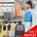 【OUTLET】 スノボウェア アウトレット BONFIRE PYRE INSULATED JKT ボンファイヤー メンズ スノーボード スキー ジャケット J...