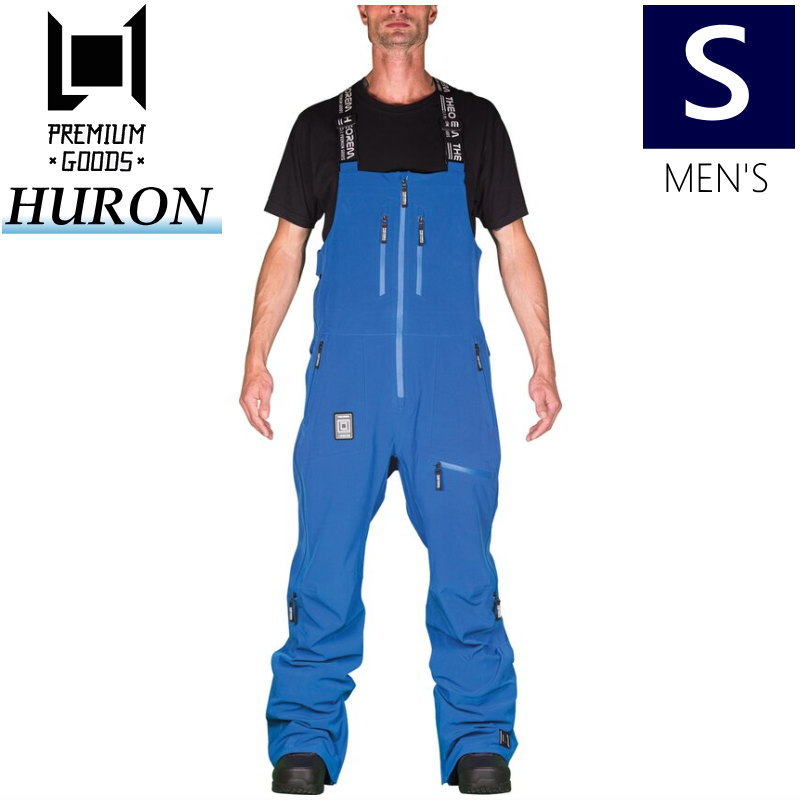 ◇ 21-22 L1 HURON BIB PNT Electric Sサイズ メンズ エルワン スノーボードウェア ヒューロンビブパンツ PANT 日本正規品 オーバーオール