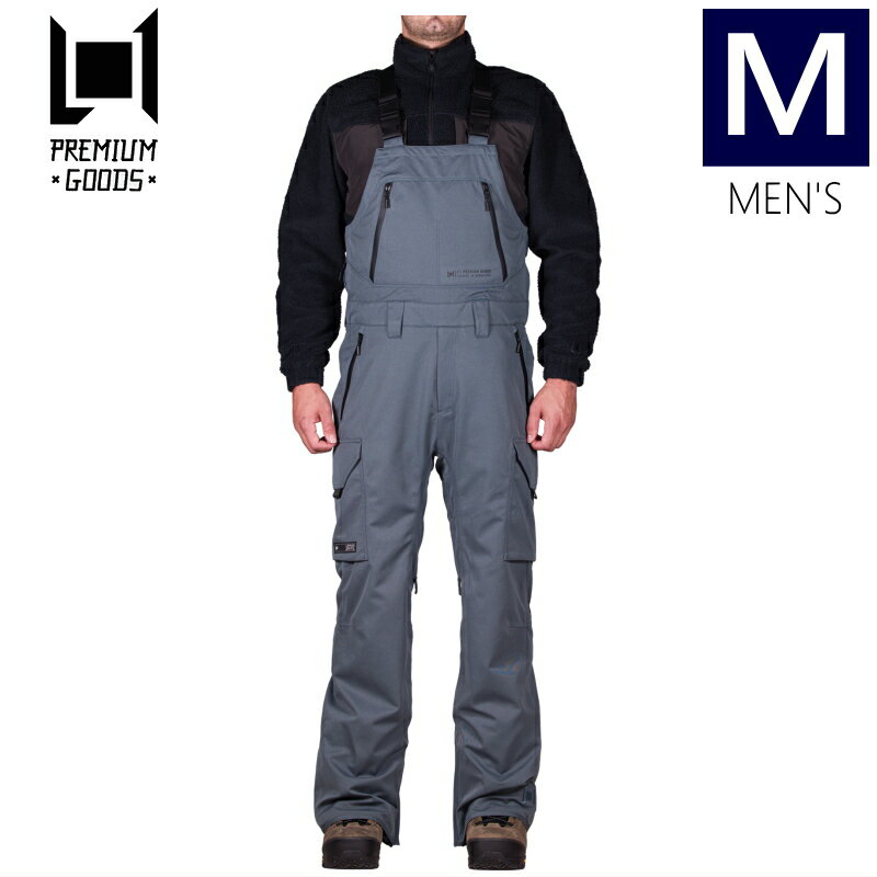 【即納】 ○ L1 SENTINAL BIB PANT Slate Mサイズ エルワン センチナル パンツ PNT メンズ スノーボード スキー ハイスペック ビブパンツ 22-23 日本正規品