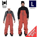【アウトレット】23-24 L1 HURON BIB PNT カラー:SPICE Lサイズ エルワン ヒューロン パンツ PANT メンズ スノーボード スキー...
