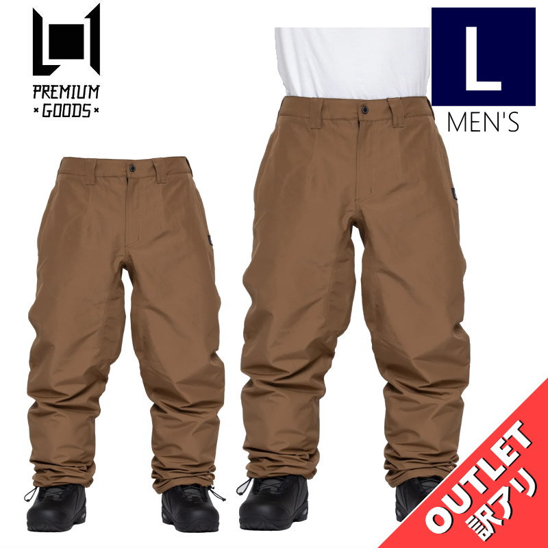 ▲ラスト1点 【アウトレット】23-24 L1 DIXON PNT カラー:COFFEE Lサイズ エルワン ディクソン パンツ PANT メンズ スノーボード...