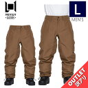 【アウトレット】23-24 L1 DIXON PNT カラー:COFFEE Lサイズ エルワン ディクソン パンツ PANT メンズ スノーボード スキー スノ...