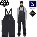 ● 686 GORE-TEX STRETCH DISPATCH BIB PNT カラー:BLACK Sサイズ シックスエイトシックス ロクハチロク ゴアアテックス ストレッチ ディスパッチビブ オーバーオール パンツ PANT メンズ スノーボード スキー ビブパンツ 23-24 日本正規品