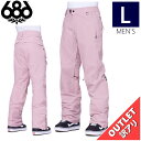 【アウトレット】23-24 24 686 GORE-TEX GT PNT カラー:DUSTY MAUVE Lサイズ シックスエイトシックス ロクハチロク パンツ PANT メンズ スノーボード スキー スノボウェア シンプルスタイル 型落ち 日本正規品