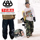 【早期予約商品】★ 25-26 686 ESSOX CARGO PANT シックスエイトシックス スノボウェア ユニセックス メンズ スノーボード パンツ ロク...
