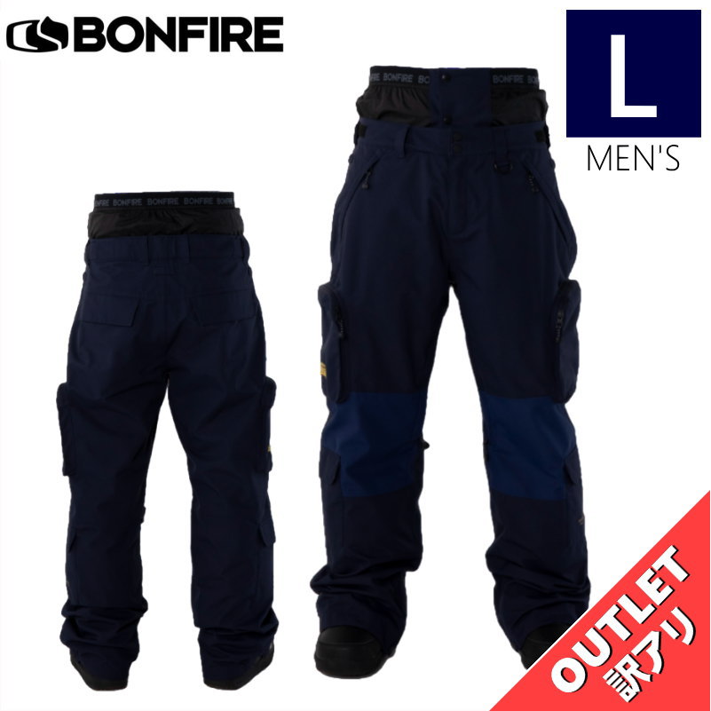 ▲ラスト1点 【訳アリアウトレット】23-24 BONFIRE STRIKE PNT カラー:NAVY Lサイズ ボンファイア パンツ PANT メンズ スノー...