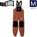 【即納】 ◇ HELLOID SOFTSHELL BIB PANT TERACOTTA Mサイズ ヘルロイド ソフトシェル ビブパンツ オーバーオール メンズ ...