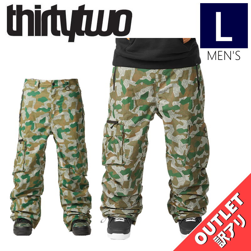 ▲ラスト1点 【アウトレット】23-24 THIRTYTWO BLAHZAY CARGO PNT カラー:ARMY Lサイズ サーティツー パンツ PANT メ...