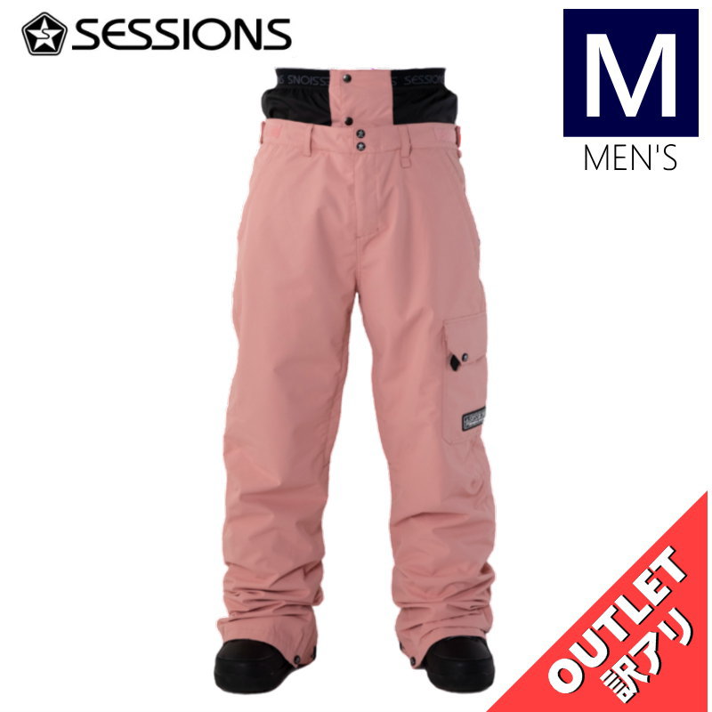 ▲ラスト1点 【アウトレット】23-24 SESSIONS SQUADRON STANDARD FIT PNT カラー:PINK Mサイズ セッションズ パンツ...
