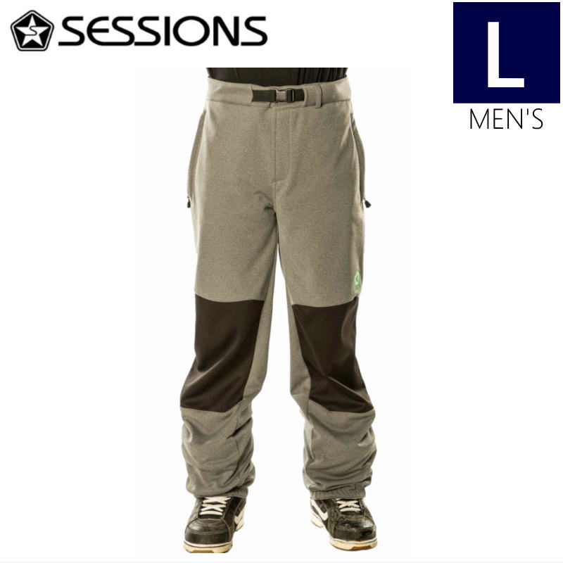 【即納】 22 SESSIONS BRACKET JOGGER PNT カラー:GREY Lサイズ セッションズ マークゴンザレス コラボレーション ブラケット ジョガー パンツ PANT メンズ スノーボード スキー スポーツMIX 日本正規品