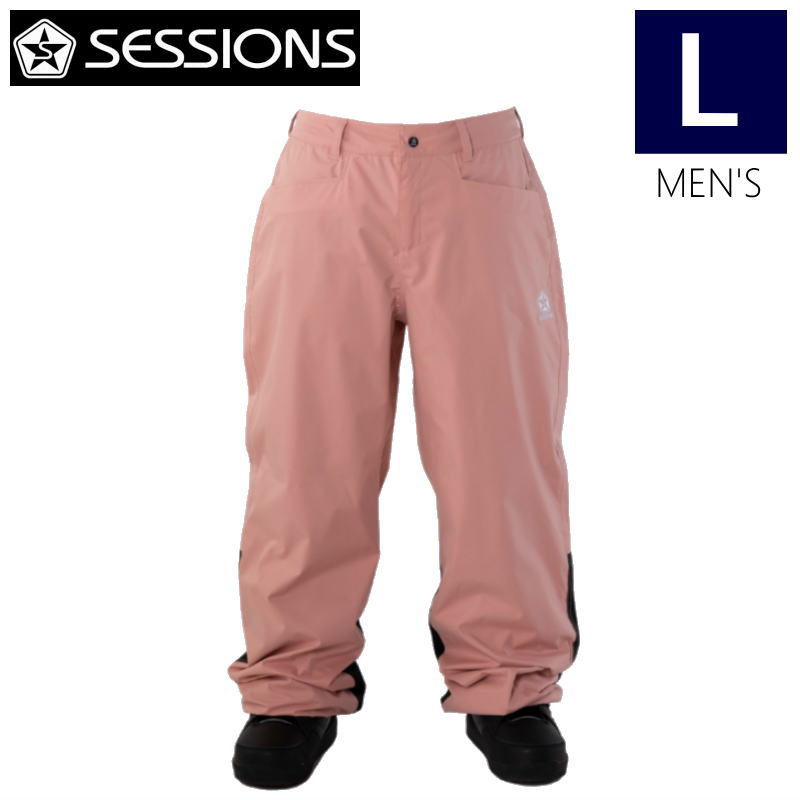 ● SESSIONS BRACKET JOGGER PANT PINK Lサイズ セッションズ スノボウェア スノーボード ジョガーパンツ メンズ 23-24 日本正規品