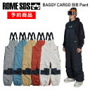 y\񏤕iz ROME SDS BAGGY CARGO BIB PANT oM[J[Sru [ Xm{EFA Xm[{[h pc jZbNX Y fB[X 24-25 {Ki