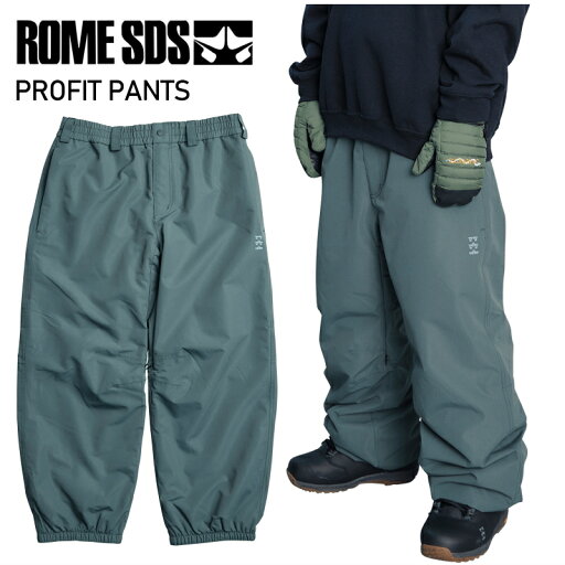 ◎ 24-25 ROME SDS PROFIT PANT ASH GREEN ローム スノボウェア スノーボード パンツ ユニセックス メンズ レディース PNT 2024-2025 日本正規品 ◎ 24-25 ROME SDS PROFIT PANT ASH GREEN ローム スノボウェア スノーボード パンツ ユニセックス メンズ レディース PNT 2024-2025 日本正規品