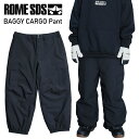 ◎ 24-25 ROME SDS BAGGY CARGO PANT カラー:STRETCH BLACK バギーカーゴ ローム スノボウェア スノーボード パンツ...