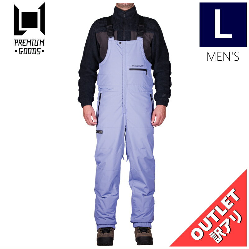 ▲ラスト1点 【OUTLET】 L1 AFTERSHOCK BIB PNT カラー:ULTRAVIOLET Lサイズ メンズ ウェア スノーボード スキー ビブ...