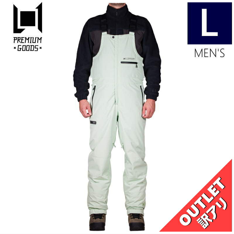 ▲ラスト1点 【OUTLET】 L1 AFTERSHOCK BIB PNT カラー:SPRAY Lサイズ メンズ ウェア スノーボード スキー ビブパンツ アウ...