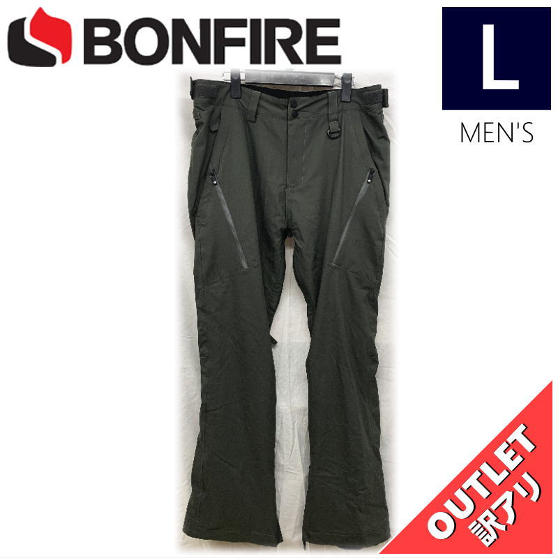 【67%OFF/OUTLET】 BONFIRE SURFACE STRETCH PNT カラー:CHARCOAL Lサイズ メンズ スノーボード スキー パンツ...