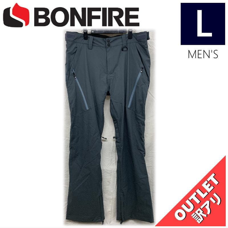 【67%OFF/OUTLET】 BONFIRE SURFACE STRETCH PNT カラー:DARK SLATE Lサイズ メンズ スノーボード スキー パ...