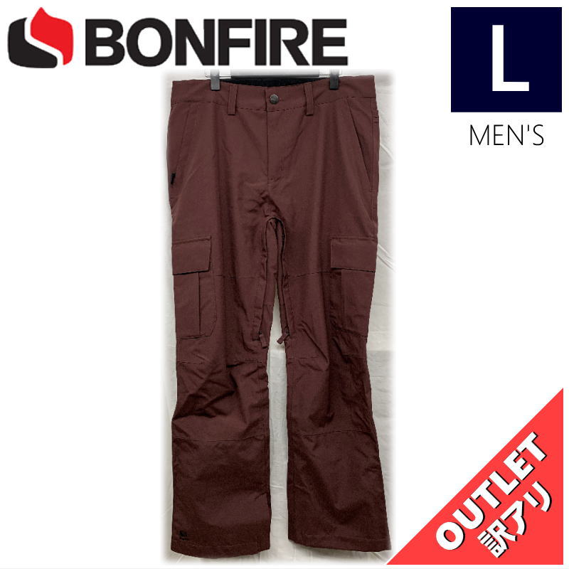 【64%OFF/OUTLET】 BONFIRE TACTICAL PNT カラー:MAROON Lサイズ メンズ スノーボード スキー パンツ PANT アウト...