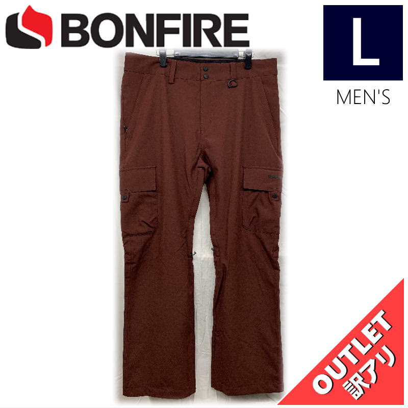 【65%OFF/OUTLET】 BONFIRE TACTICAL PNT カラー:MAROON Lサイズ メンズ スノーボード スキー パンツ PANT アウト...