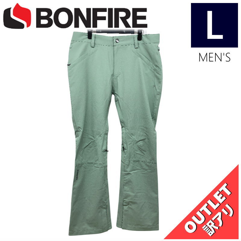 【63%OFF/OUTLET】 BONFIRE BLACKLINE PNT カラー:MOSS Sサイズ メンズ スノーボード スキー パンツ PANT アウトレ...
