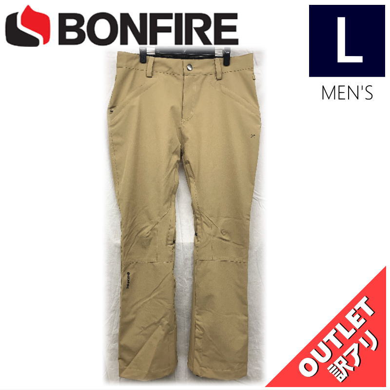 【63%OFF/OUTLET】 BONFIRE BLACKLINE PNT カラー:DESERT Lサイズ メンズ スノーボード スキー パンツ PANT アウ...