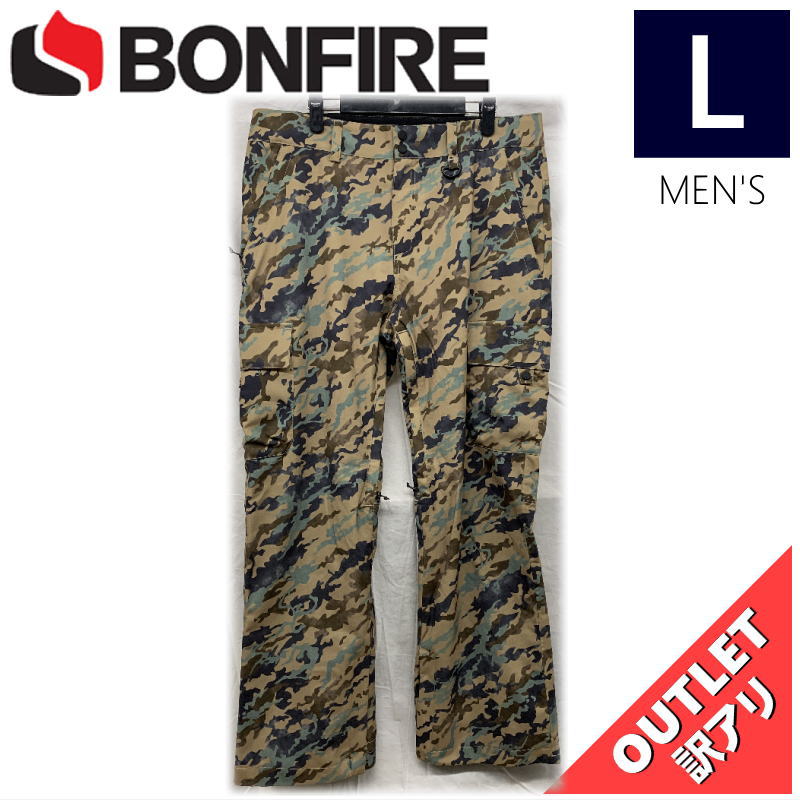 【65%OFF/OUTLET】 BONFIRE TACTICAL PNT カラー:CAMO Lサイズ メンズ スノーボード スキー パンツ PANT アウトレッ...