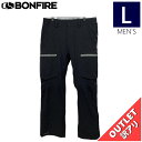 【アウトレット】20-21 RANGER POLARTEC NEOSHELL 3L STRETCH PNT カラー:BLACK Lサイズ ボンファイア ボンファイア パンツ PANT メンズ スノーボード スキー スノボウェア シンプルスタイル 型落ち 日本正規品