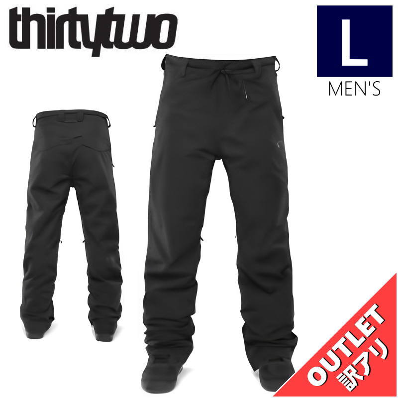 【アウトレット】24-25 THIRTYTWO WOODERSON PNT カラー:BLACK Lサイズ サーティツー サーティーツー パンツ PANT メンズ...