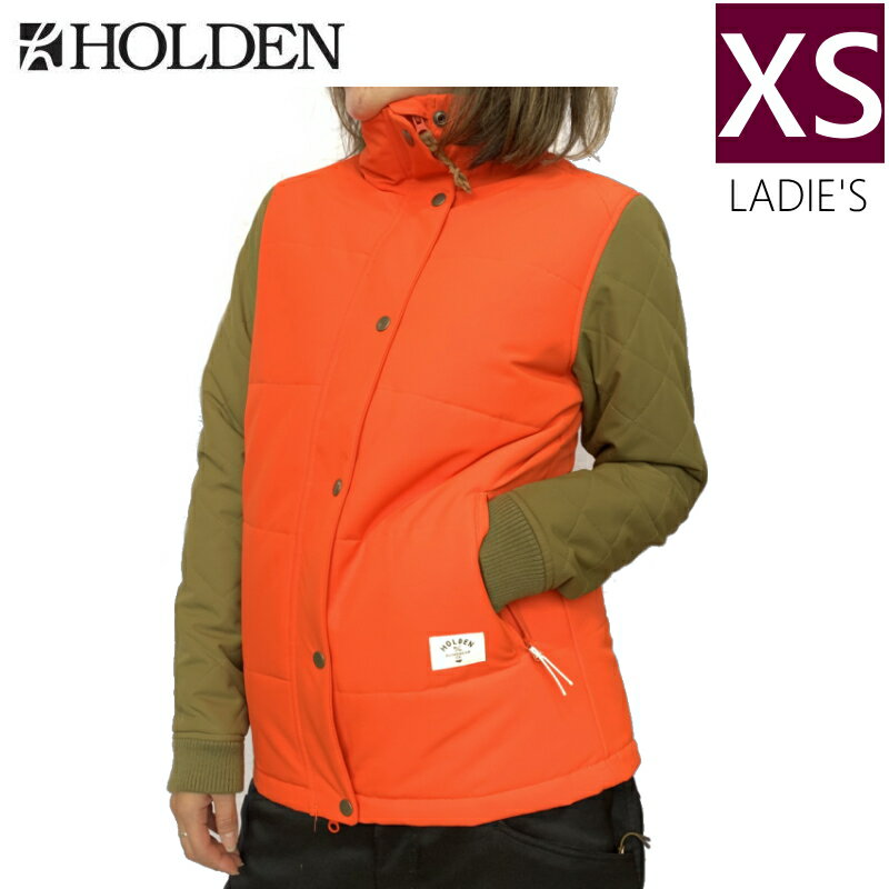 【ラス1】◇レディース[XSサイズ] HOLDEN Klara JKT カラー:TOMATO ORANGE OLIVE ホールデン スキー スノーボードウェア ウーマンズ クララジャケット JACKET フードナシ 型落ち 旧モデル 日本正規品