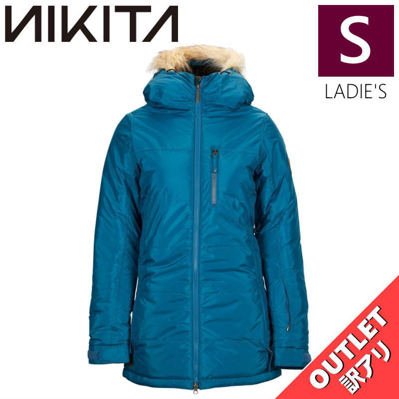 【OUTLET】 NIKITA ACER JKT TEAL Sサイズ ニキータ エイサー ジャケット JACKET スノボウェア レディース スノーボード スキー ハイスペック シンプルスタイル 型落ち アウトレット 日本正規品