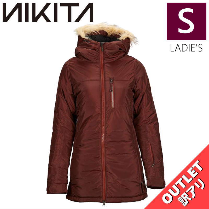 【OUTLET】 NIKITA ACER JKT BRANDYWINE Sサイズ ニキータ エイサー ジャケット JACKET スノボウェア レディース スノーボード スキー ハイスペック シンプルスタイル 型落ち アウトレット 日本正規品