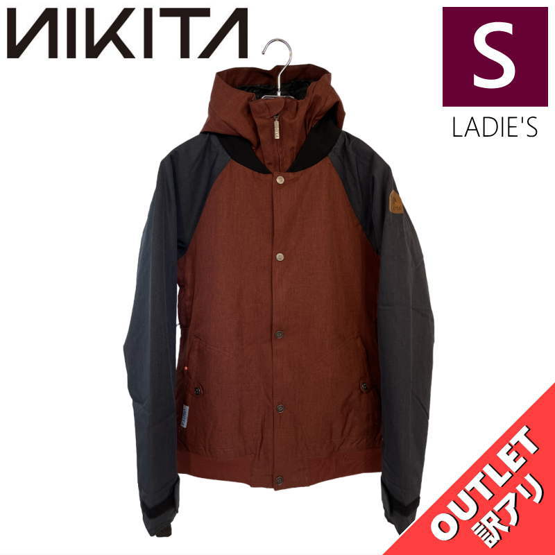 【OUTLET】 NIKITA SPRUCE JKT BRANDYWINE BLACK Sサイズ ニキータ スプルース ジャケット JACKET スノボウェア ...
