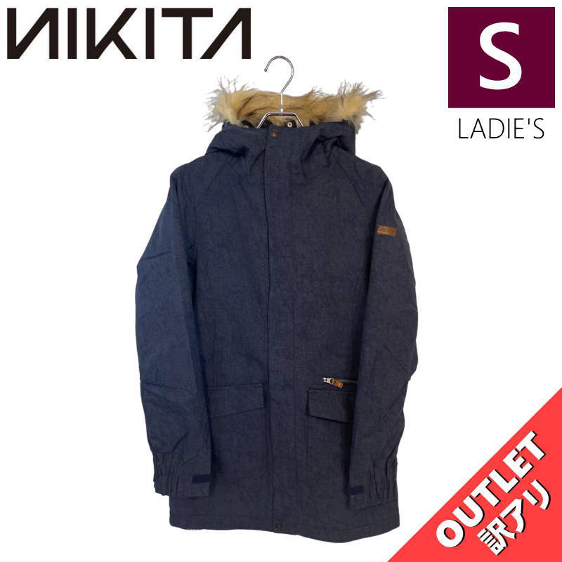 【OUTLET】 NIKITA ASPEN JKT NAVY Sサイズ ニキータ アスペン ジャケット JACKET スノボウェア レディース スノーボード スキー シンプルスタイル 型落ち アウトレット 日本正規品