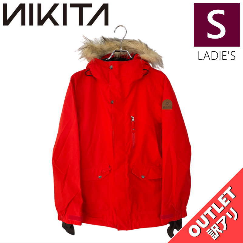 【OUTLET】 NIKITA HAWTHORN JKT MARACHINO CHERRY Sサイズ ニキータ ホーソーン ジャケット JACKET スノボウェア レディース スノーボード スキー 型落ち アウトレット 日本正規品