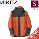 【OUTLET】 NIKITA SEQUOIA INSULATED JKT CORAL CHARCOAL Sサイズ ニキータ セコイア ジャケット JACKET スノボウェア レディース スノーボード スキー 型落ち アウトレット 日本正規品