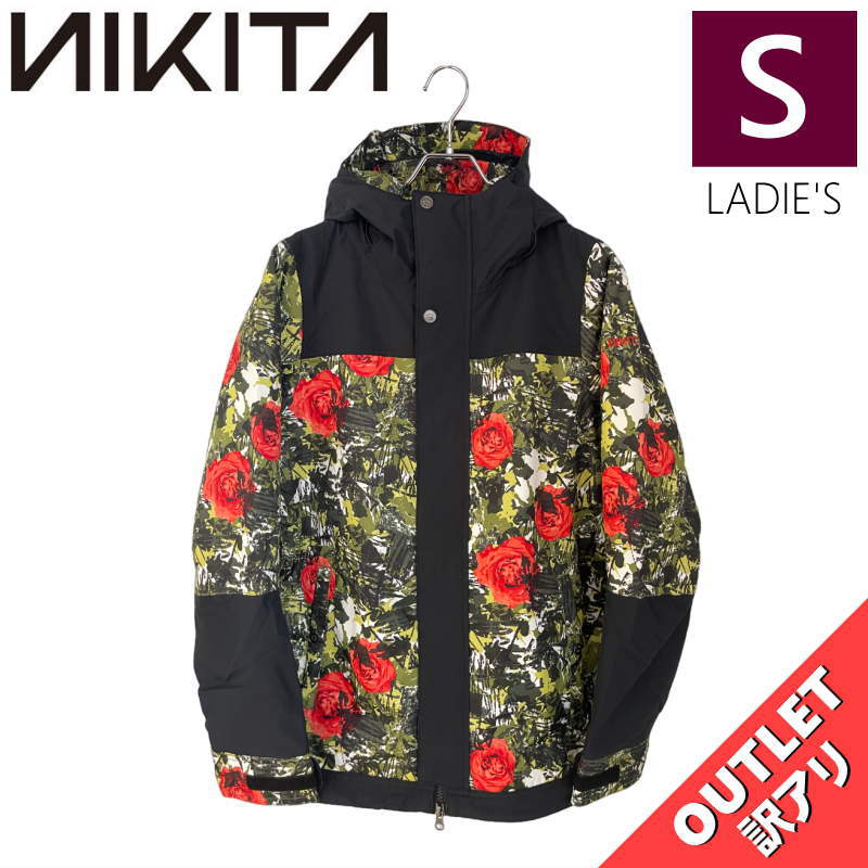 【OUTLET】 NIKITA SEQUOIA INSULATED JKT CAMP POP BLACK Sサイズ ニキータ セコ...