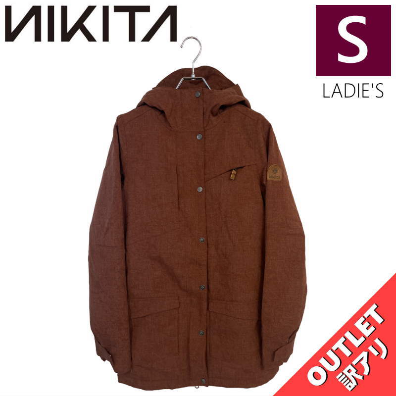 【OUTLET】 NIKITA REVERB PARKA JKT BRANDYWINE Sサイズ ニキータ リバーブパーカ ジャケット JACKET スノボウェ...