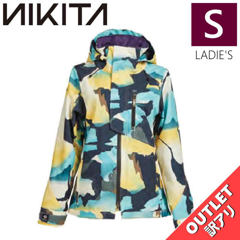 【OUTLET】 NIKITA HOLLYHOCK STRETCH JKT MOUNTAIN CAMO Sサイズ ニキータ ホーリーホック ストレッチ ジャケット JACKET スノボウェア レディース スノーボード スキー ハイスペック 型落ち アウトレット 日本正規品