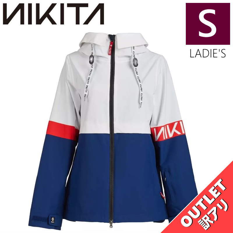 【OUTLET】 NIKITA LINDAN JKT WHITE Sサイズ ニキータ リンダン ジャケット JACKET スノボウェア レディース スノーボード...