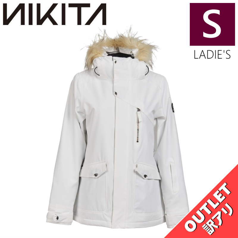 【OUTLET】 NIKITA HAWTHORNE JKT WHITE Sサイズ ニキータ ホーソーン ジャケット ...