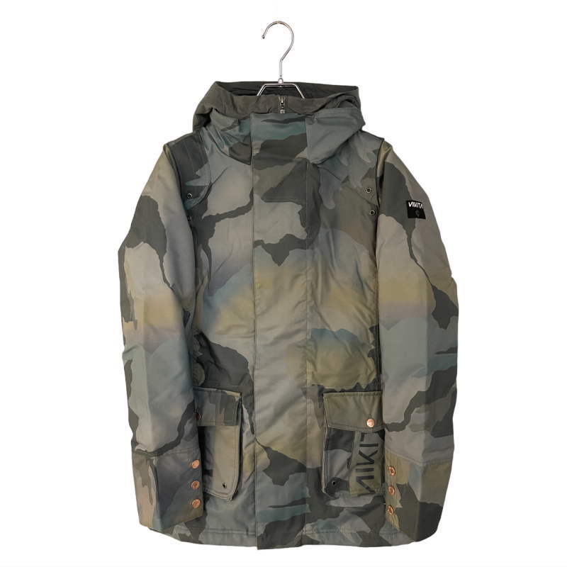 【OUTLET】 NIKITA AUDIO PARKA JKT MOUNTAIN FATIGUE Sサイズ ニキータ オーディオパーカ ジャケット JACKET スノボウェア レディース スノーボード スキー 型落ち アウトレット 日本正規品