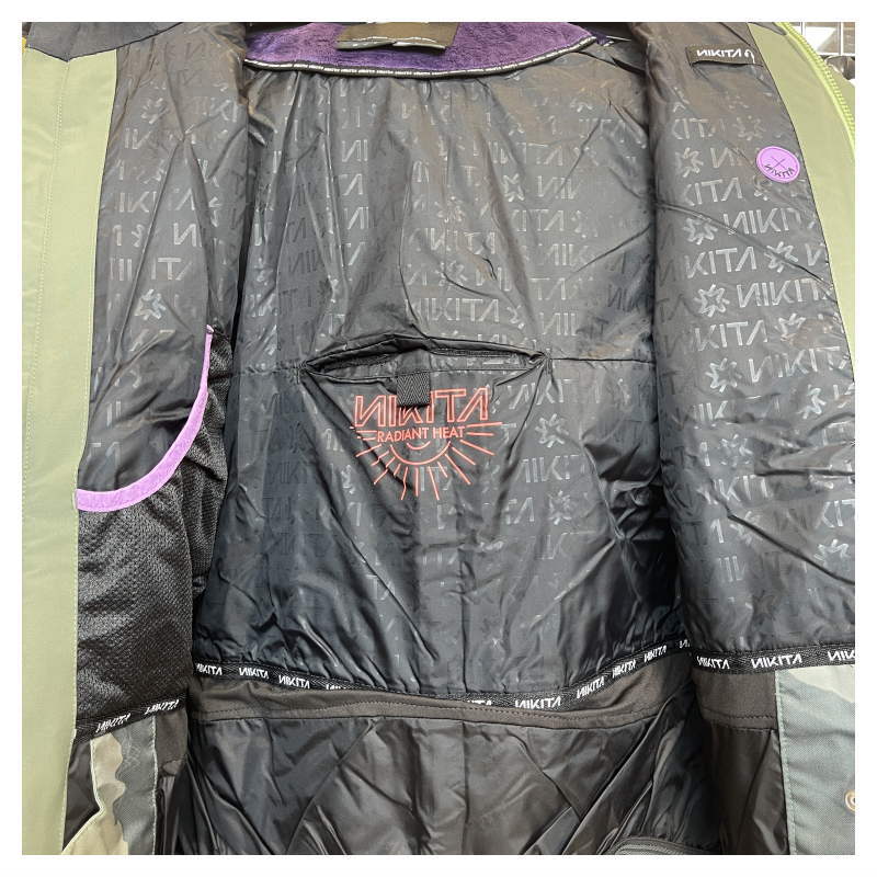 【OUTLET】 NIKITA SITKA JKT FATIGUE Sサイズ ニキータ シトカ ジャケット JACKET スノボウェア レディース スノーボード スキー 型落ち アウトレット 日本正規品