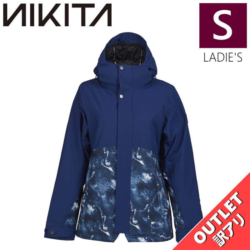 【OUTLET】 NIKITA SITKA JKT NAVY Sサイズ ニキータ シトカ ジャケット JACKET スノボウェア レディース スノーボード スキ...