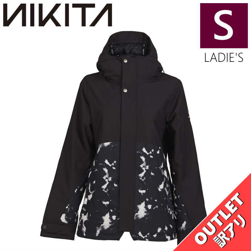 【OUTLET】 NIKITA SITKA JKT BLACK Sサイズ ニキータ シトカ ジャケット JACKET スノボウェア レディース スノーボード ス...