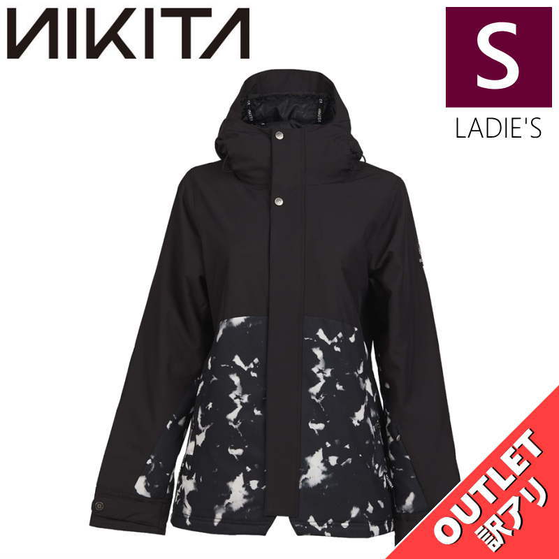 【OUTLET】 NIKITA SITKA JKT BLACK Sサイズ ニキータ シトカ ジャケット JACKET スノボウェア レディース スノーボード スキー 型落ち アウトレット 日本正規品