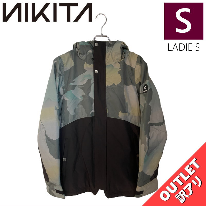 【OUTLET】 NIKITA SITKA JKT MOUNTAIN CAMO Sサイズ ニキータ シトカ ジャケット JACKET スノボウェア レディース ...